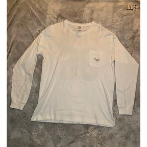 VS Pink Long Sleeve Jersey T-Shirt